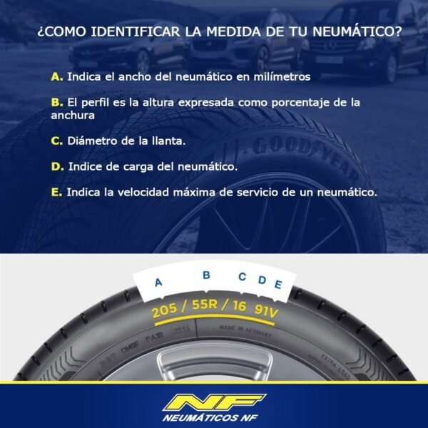 Kit x2 205/60R16 Goodyear Wrangler Territory HT 92H - Imagen 3