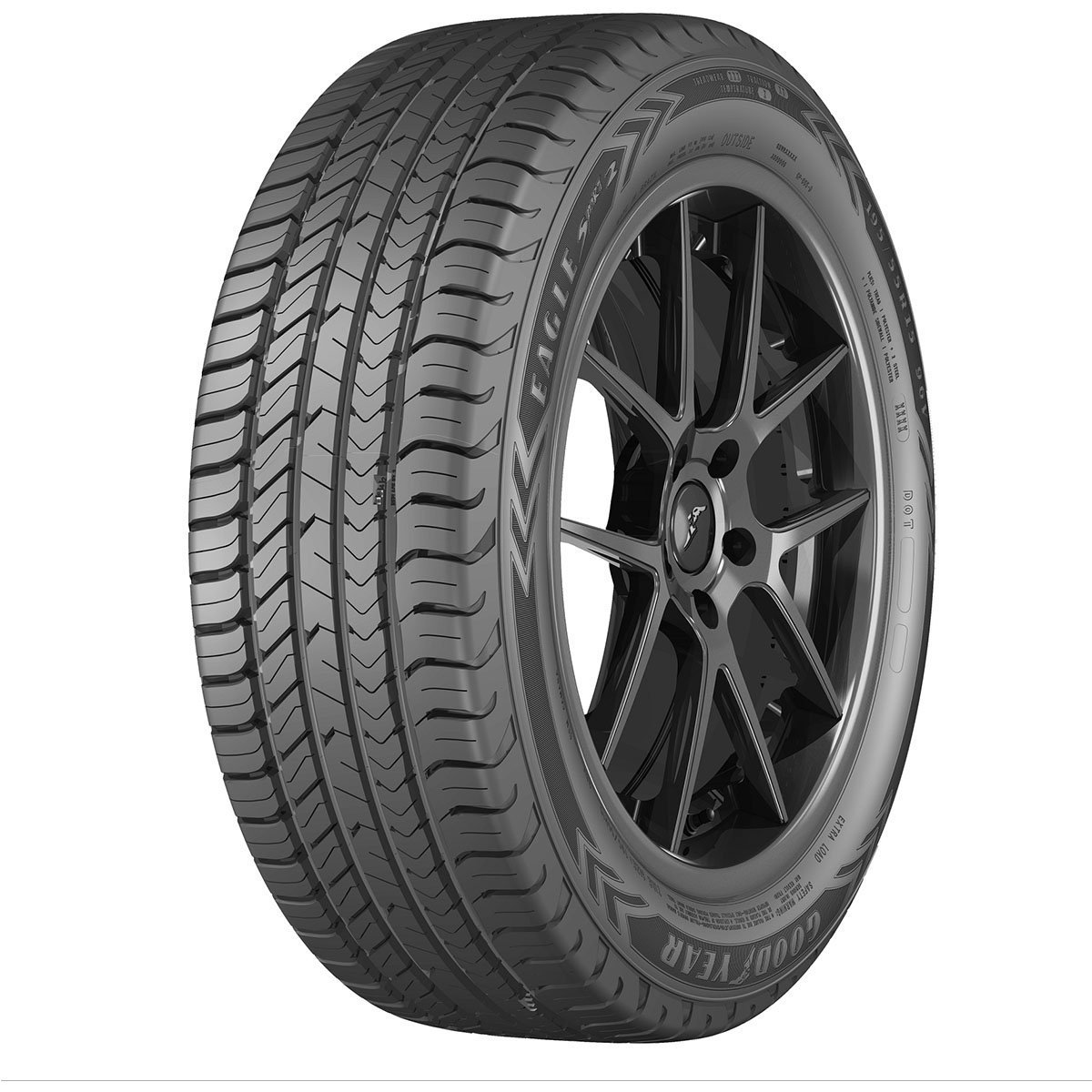 Kit x2 215/50R17 Goodyear Eagle Sport 2 - Imagen 2